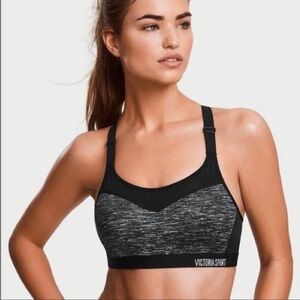 Victoria’s Secret VSX Sport Bra Heathered Black, Victoria Sport Women's Size 36D